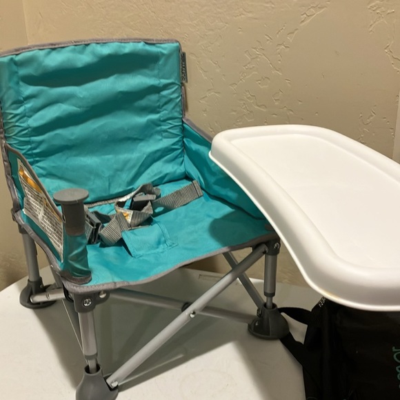 EUC Booster Chair Summer by Ingenuity Removable Tray Collapses Storage Bag - Picture 6 of 8